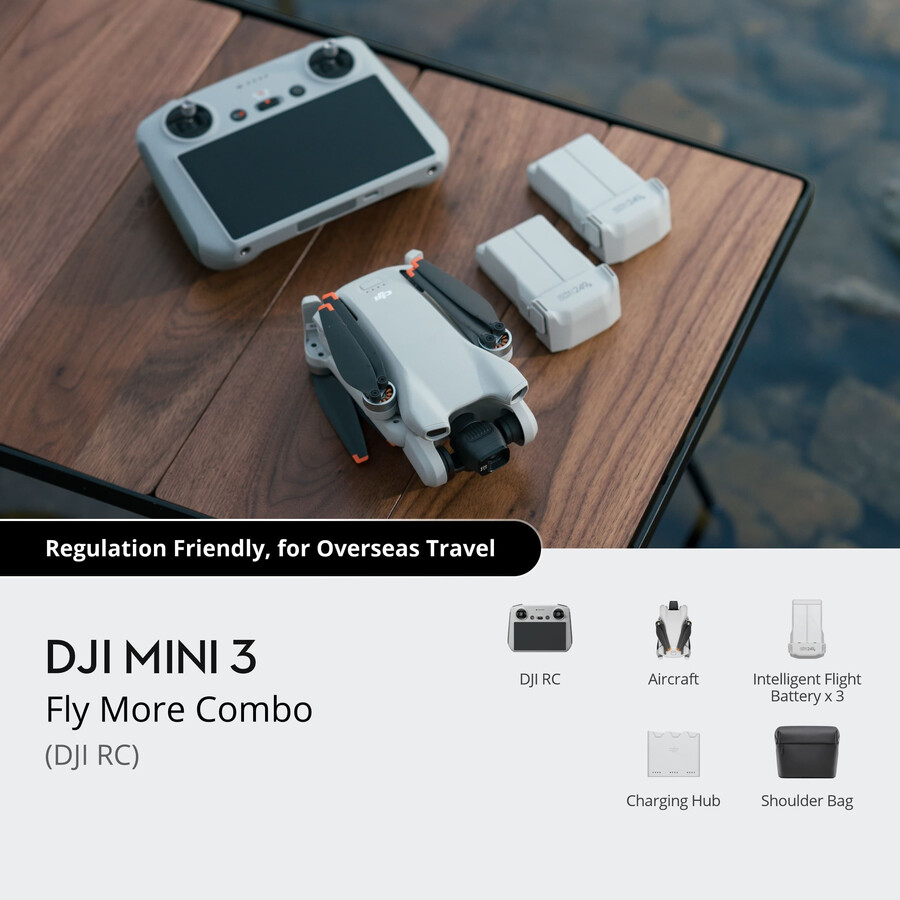pachet fly more dji mini 3 dji rc
