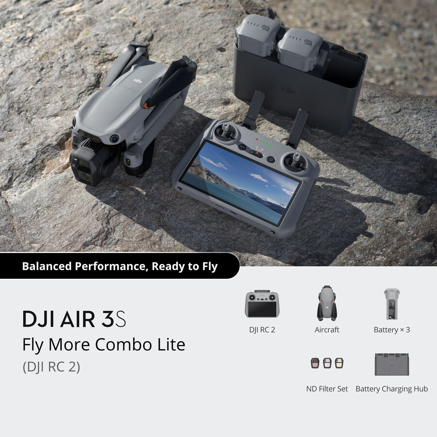 dji air 3s fly more combo lite dji rc 2