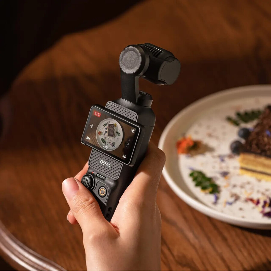 pachet vlog osmo pocket 3 - transmițător dji mic mini negru absolut