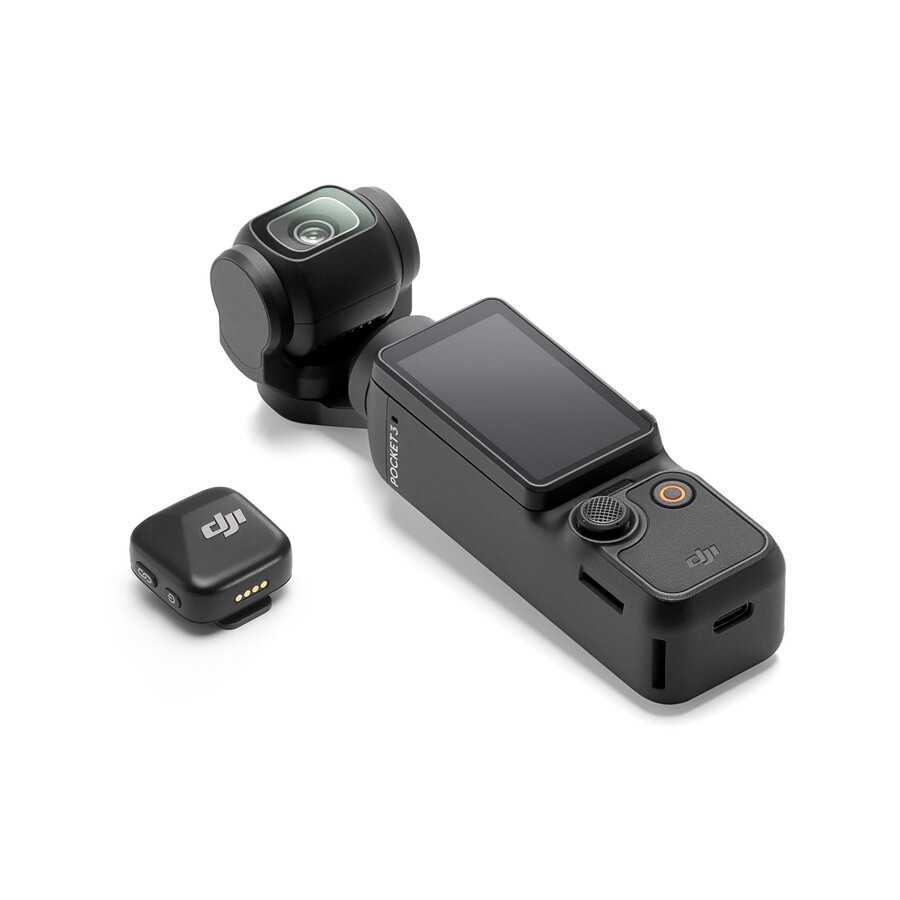pachet vlog osmo pocket 3 - transmițător dji mic mini negru absolut