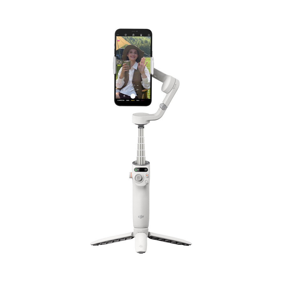 pachet vlog osmo mobile 6 platinum gray dji mic mini
