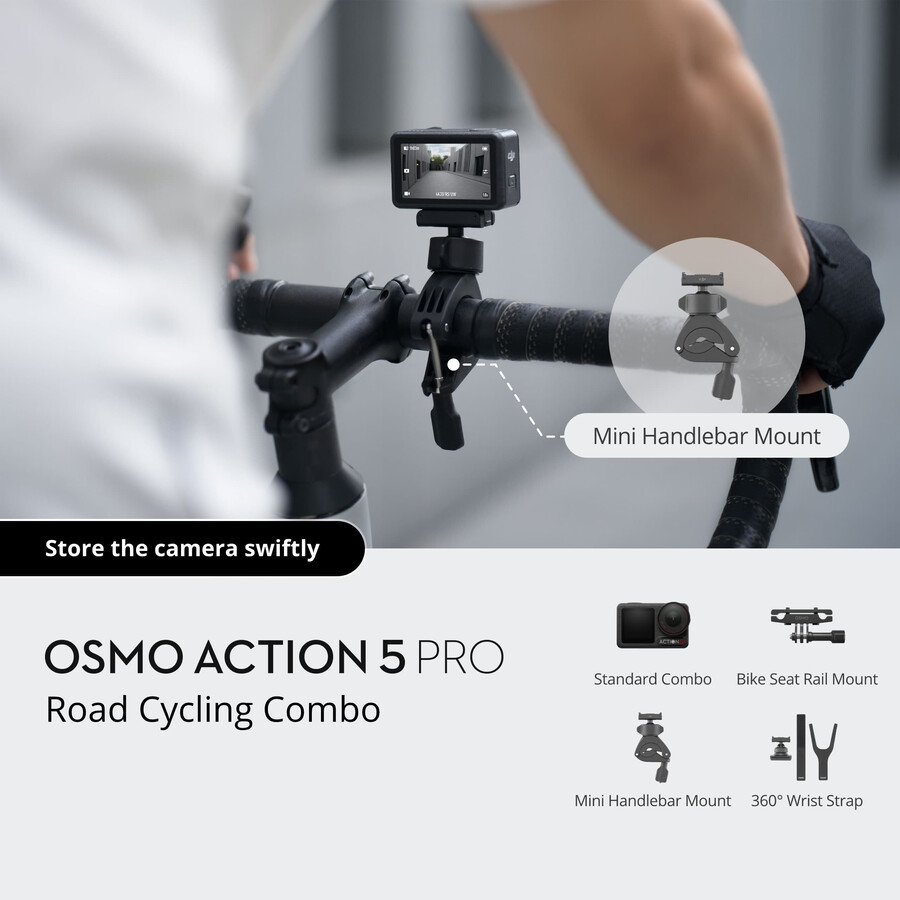 pachet osmo action 5 pro pentru ciclism rutier