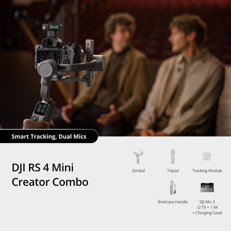 pachet dji rs 4 mini creator microfon dji 3 2 transmisoare 1 receptor carcasă de încărcare