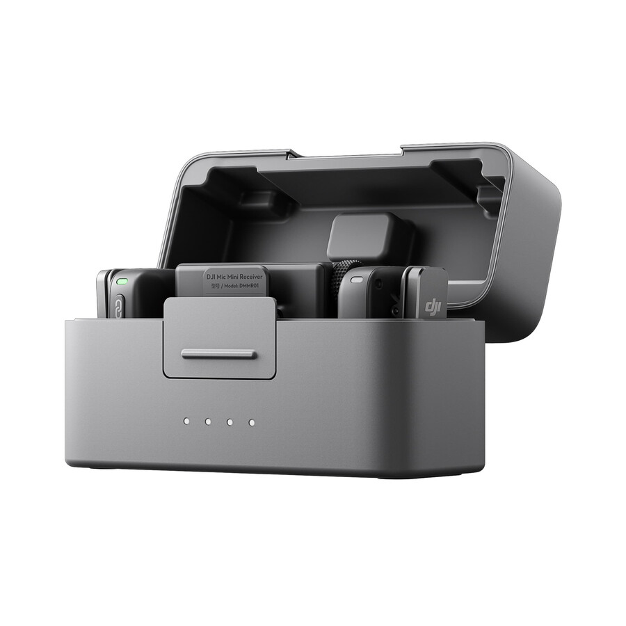 dji mic mini 2 transmisoare 1 receptor carcasă de încărcare adaptor telefon mobil lightning