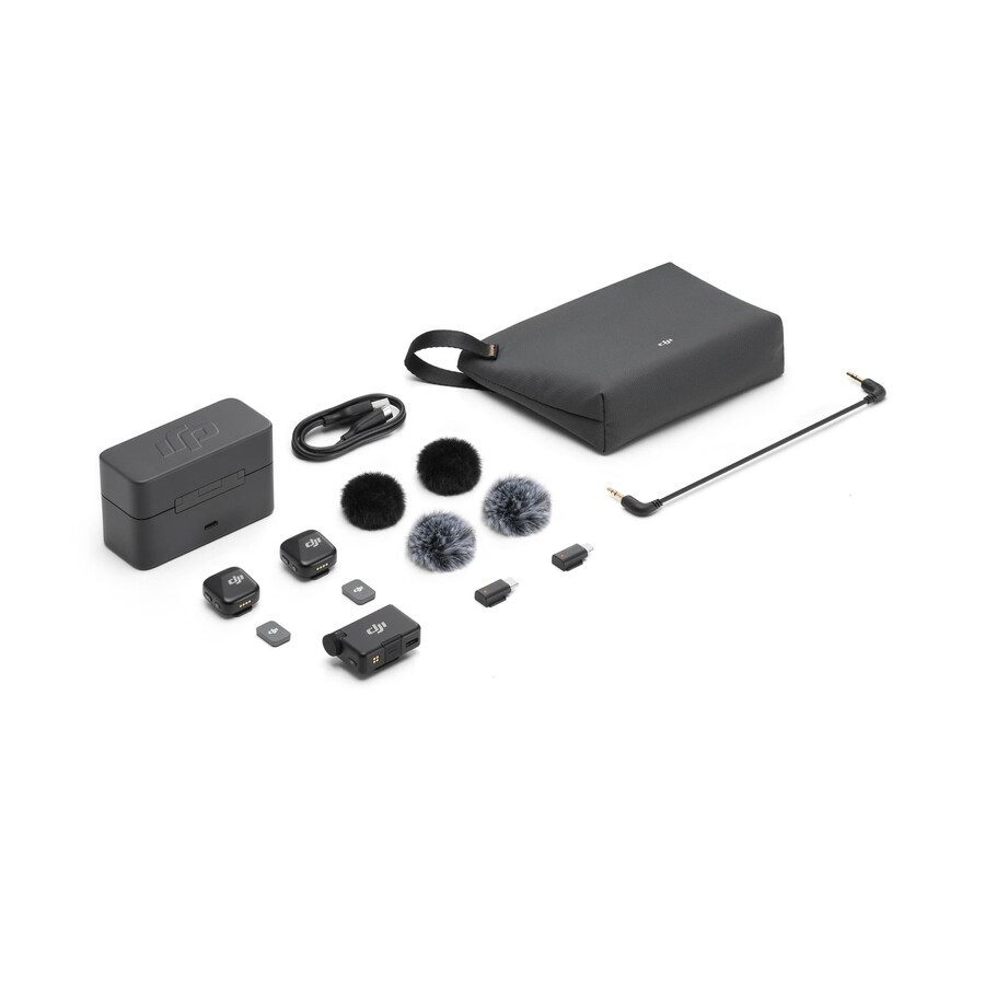 dji mic mini 2 transmisoare 1 receptor carcasă de încărcare adaptor telefon mobil lightning