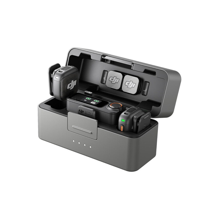 dji mic 3 2 transmisoare 1 receptor carcasă de încărcare