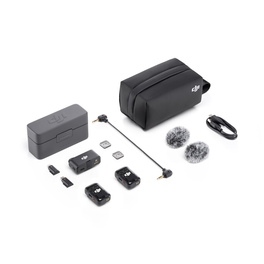 dji mic 2 2 transmisoare 1 receptor carcasă de încărcare
