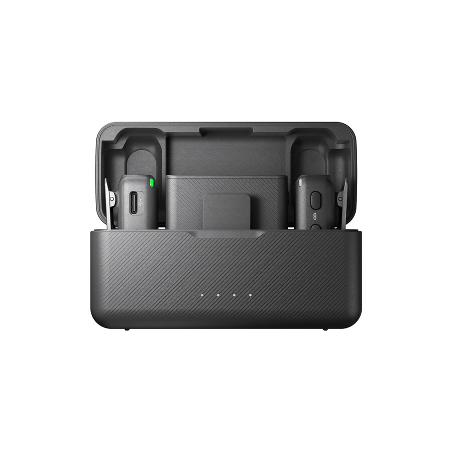 microfon dji 2 transmisoare 1 receptor carcasă de încărcare